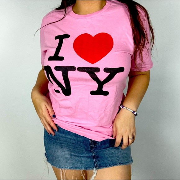 i love new york Tops - Y2K I love New York graphic tee
